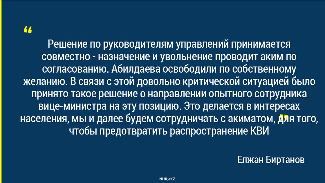 Камалжан Надыров стал главой упрздрава Алматы