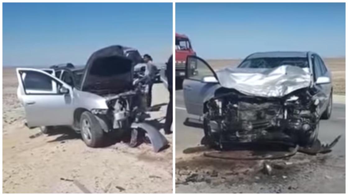 Авария на трассе Актау-Бейнеу: в ДТП погиб один человек (видео)