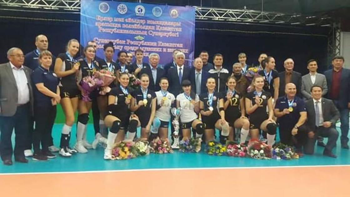 Волейболистки «Жетысу» стали обладательницами Суперкубка Казахстана