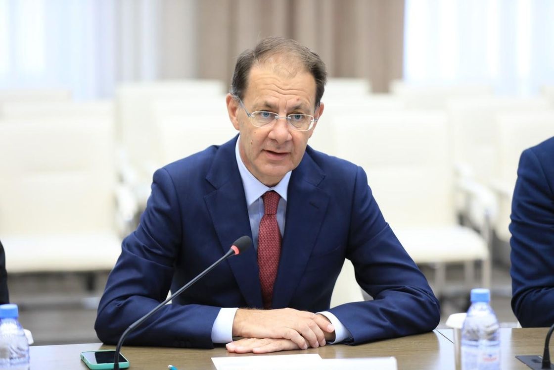Встреча Асхата Шахарова с руководителем направления возобновляемой энергетики Eni Plenitude SpA
