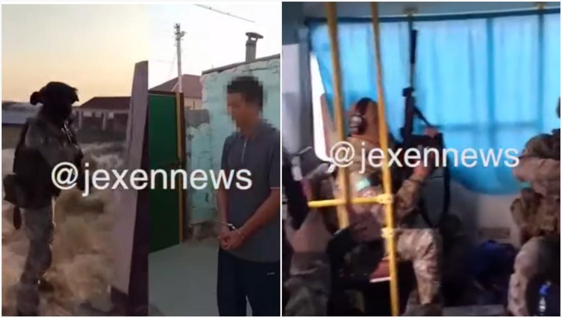Спецоперация в Мангистау: в соцсетях появилось видео задержания