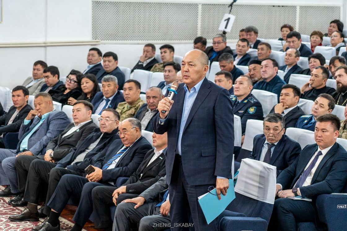 встреча с населением Панфиловского района