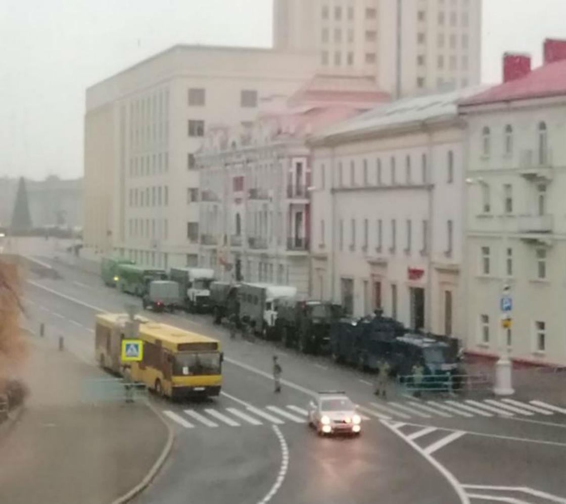 Силовики в центре Минска