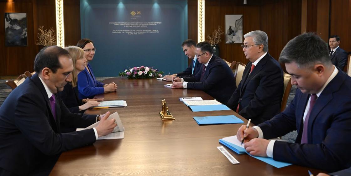 Встреча президента с Антонеллой Бассани