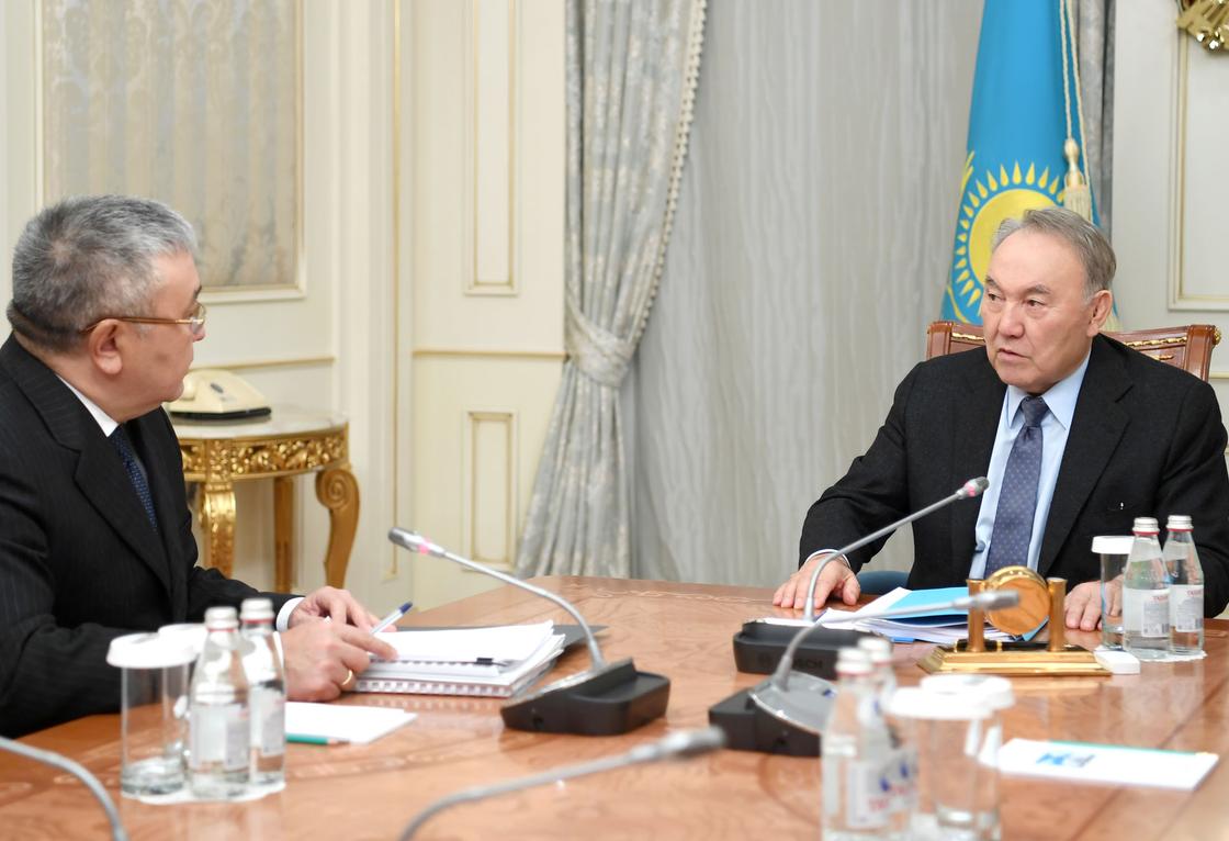 Назарбаев встретился с главой Высшего Судебного Совета
