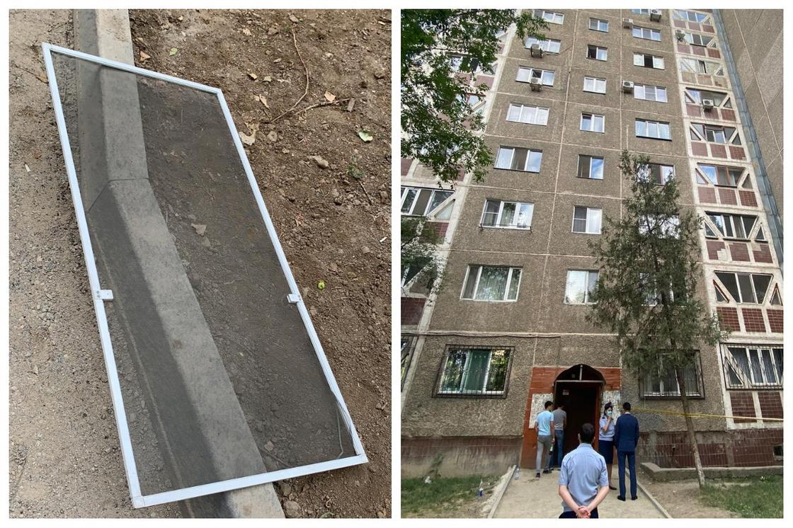 Два ребенка выпали из окна в Алматы: один скончался