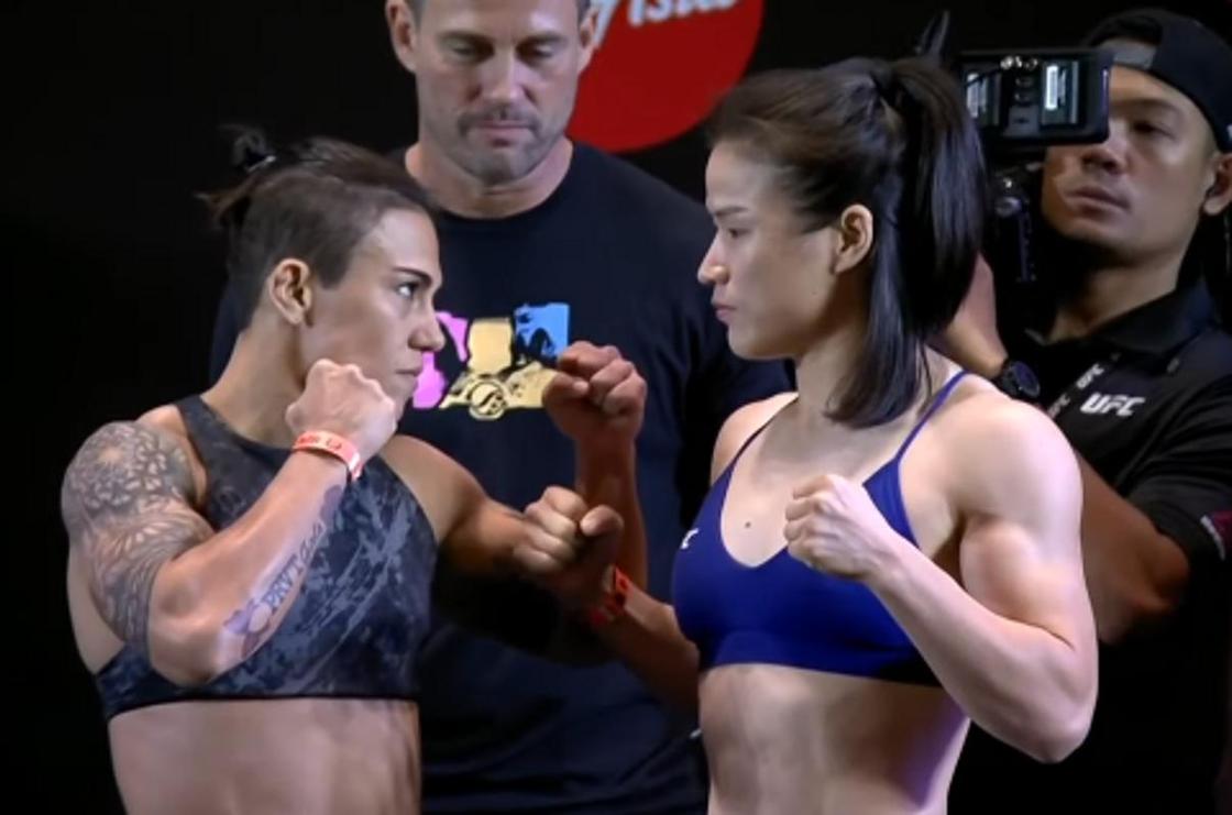 Китаянка нокаутировала соперницу за 42 секунды и попала в историю UFC