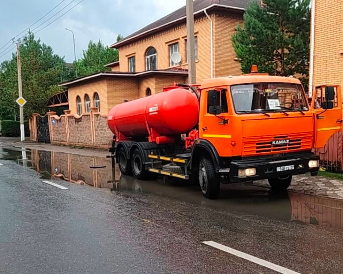 Астана после ливня