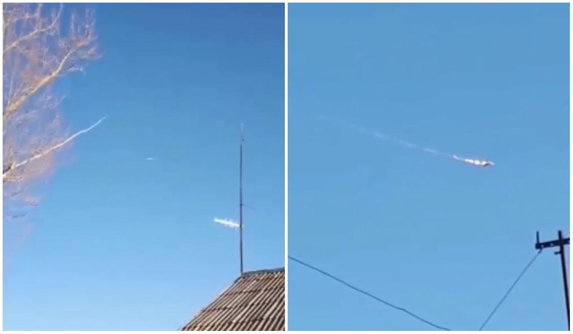 Самолет ВВС Казахстана потерпел крушение под Карагандой (видео)