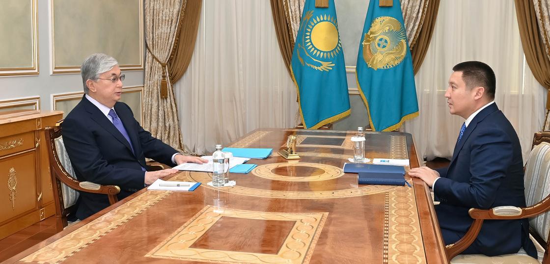 Павлодар облысының әкімі Асайын Байханов президент қабылдауда
