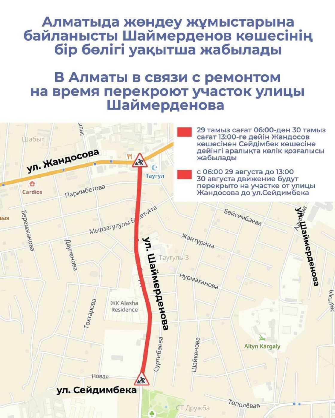 Схема ограничения движения