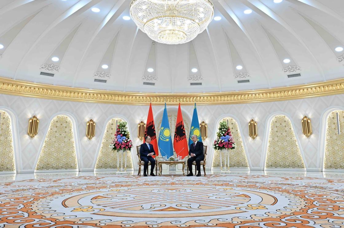 Президенты Казахстана и Албании