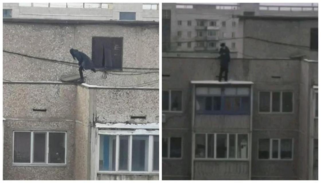 «Поссорилась с мужем»: карагандинка пыталась спрыгнуть с крыши многоэтажки