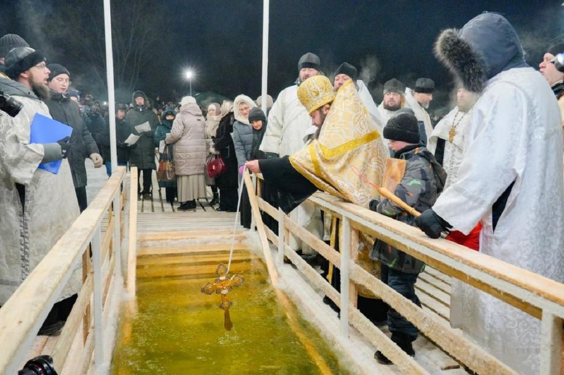 Крещенские купания в Астане