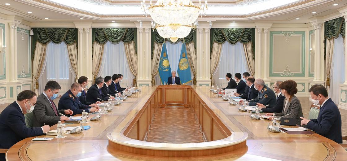 Совещание Совбеза Казахстана под председательством Токаева