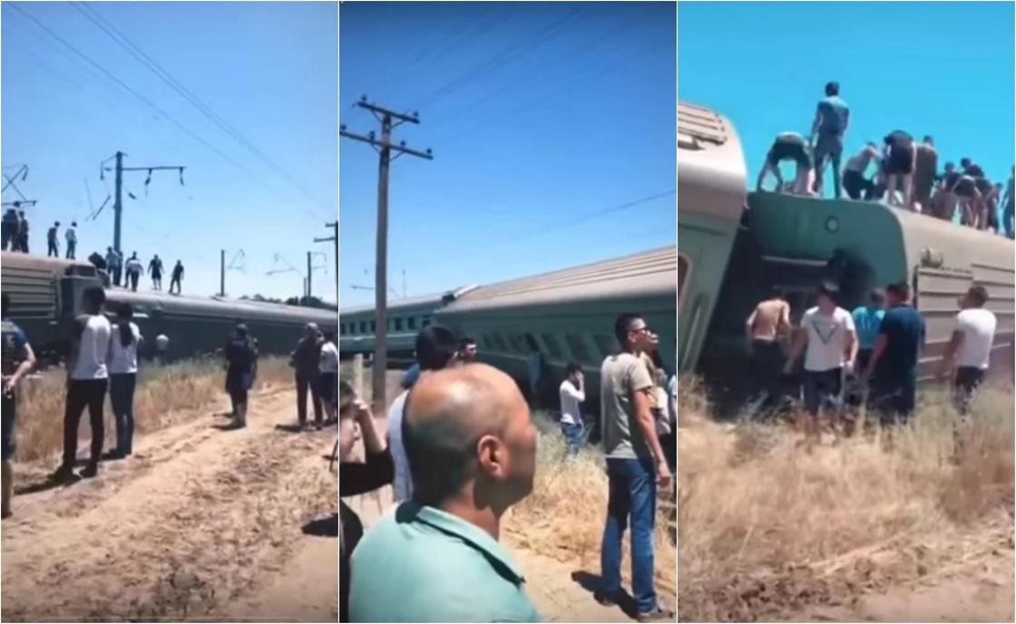 Крушение поезда в Шу: троих подсудимых судят в Жамбылской области
