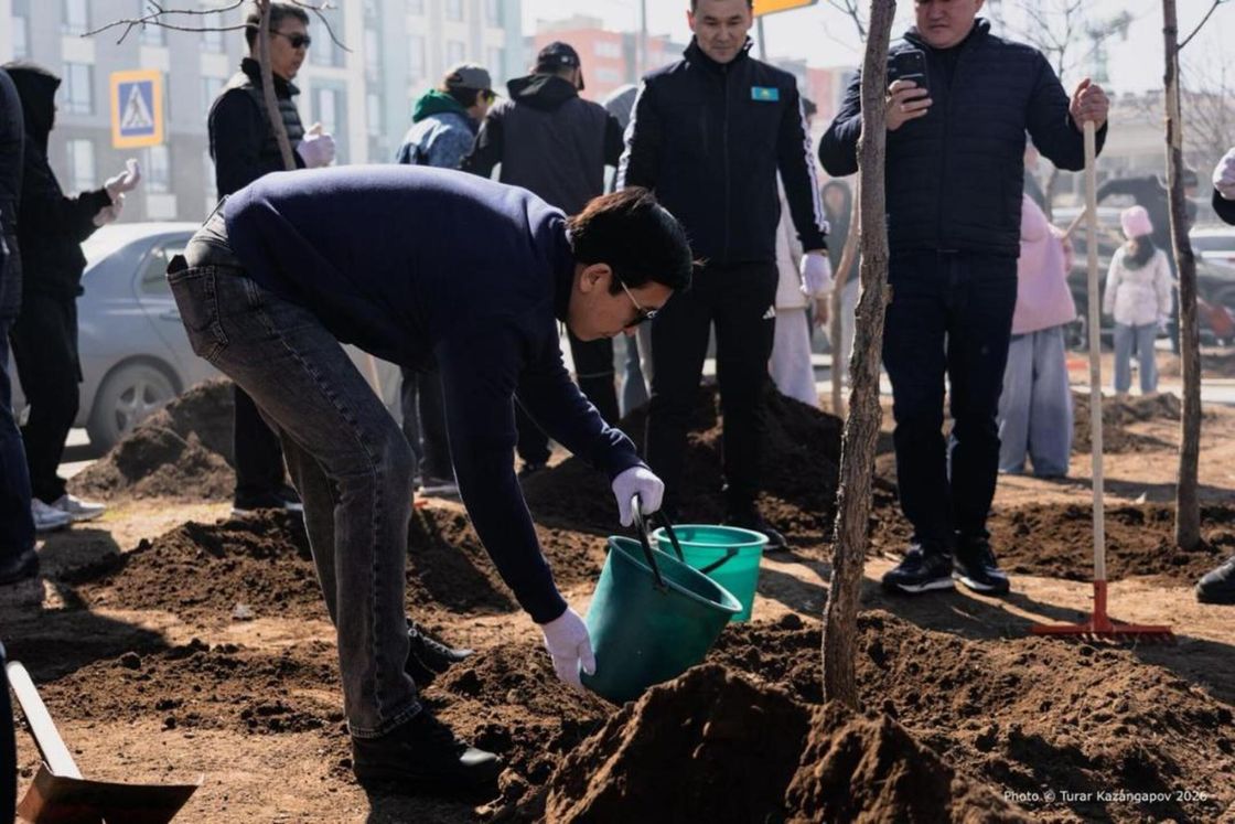 Участники субботника