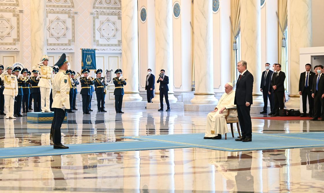 Встреча Касым-Жомарта Токаева с Папой Римским Франциском. Фото