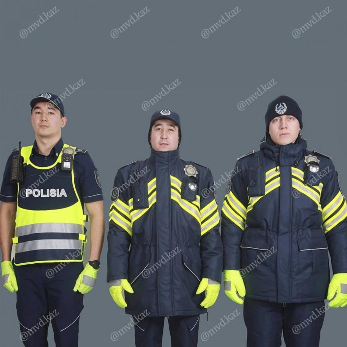 Проект новой формы полицейских показало МВД Казахстана (фото)