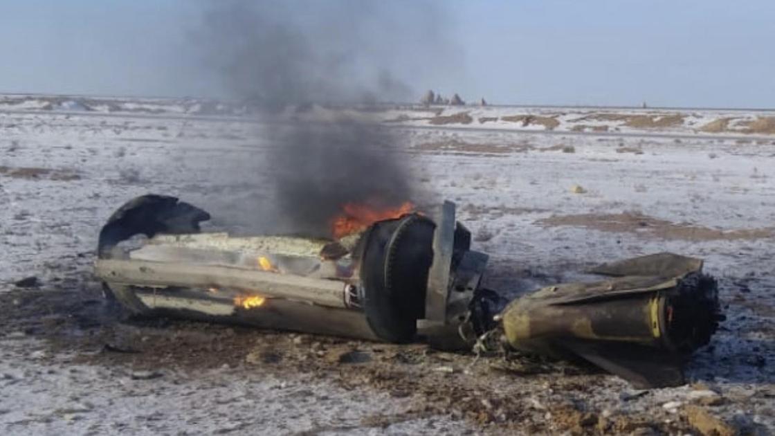 Обломки ракеты упали на территории Актюбинской области