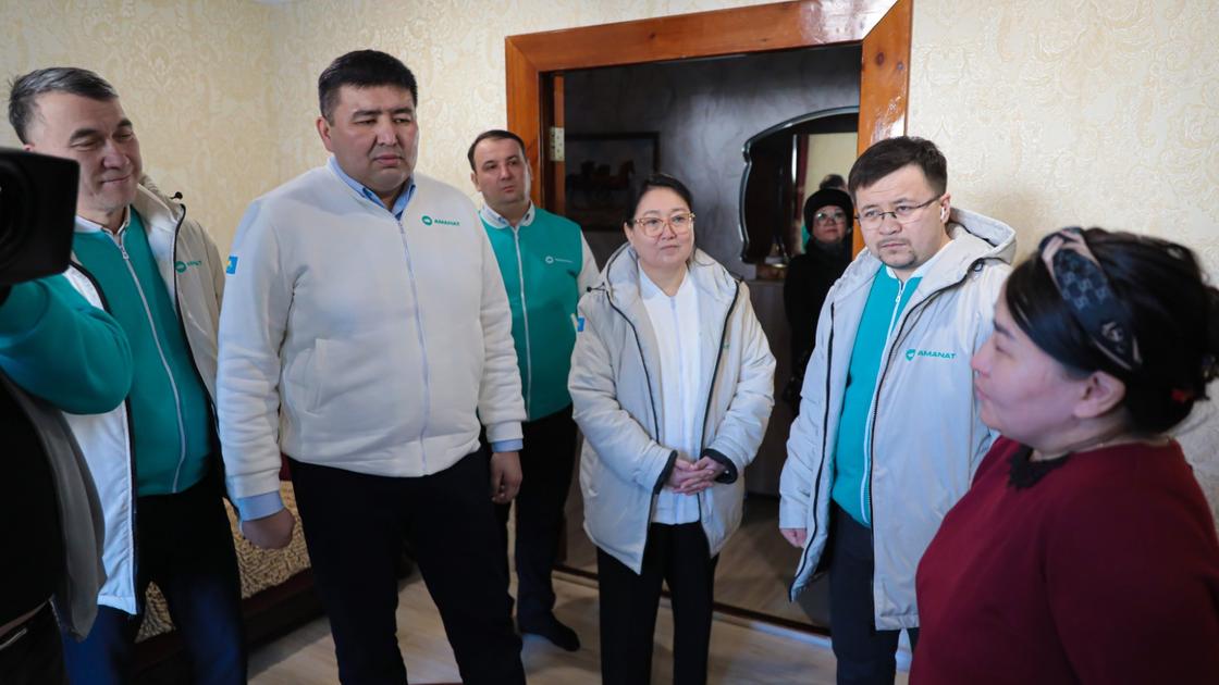 Члены Amanat встретились избирателями Павлодарской области