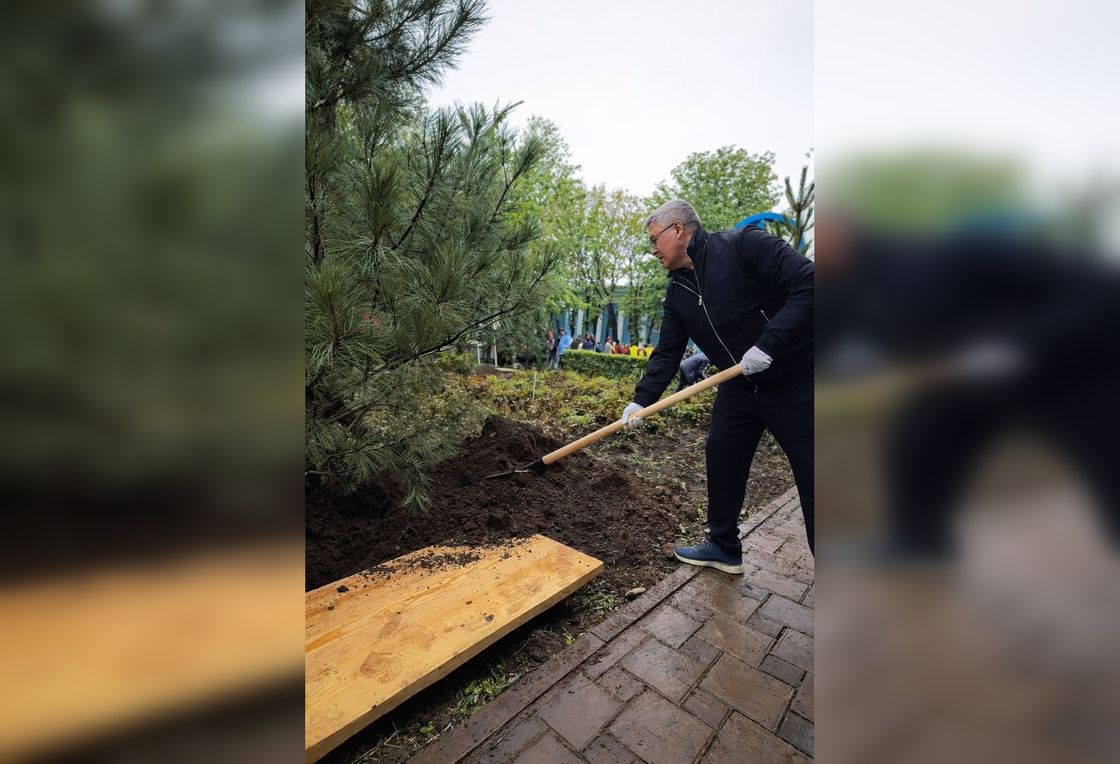 Участники субботника