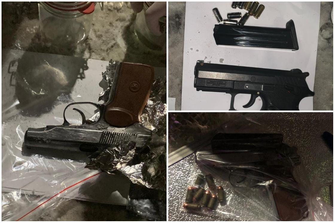 Огнестрельные оружия изъяли у алматинцев в ходе полицейской спецоперации
