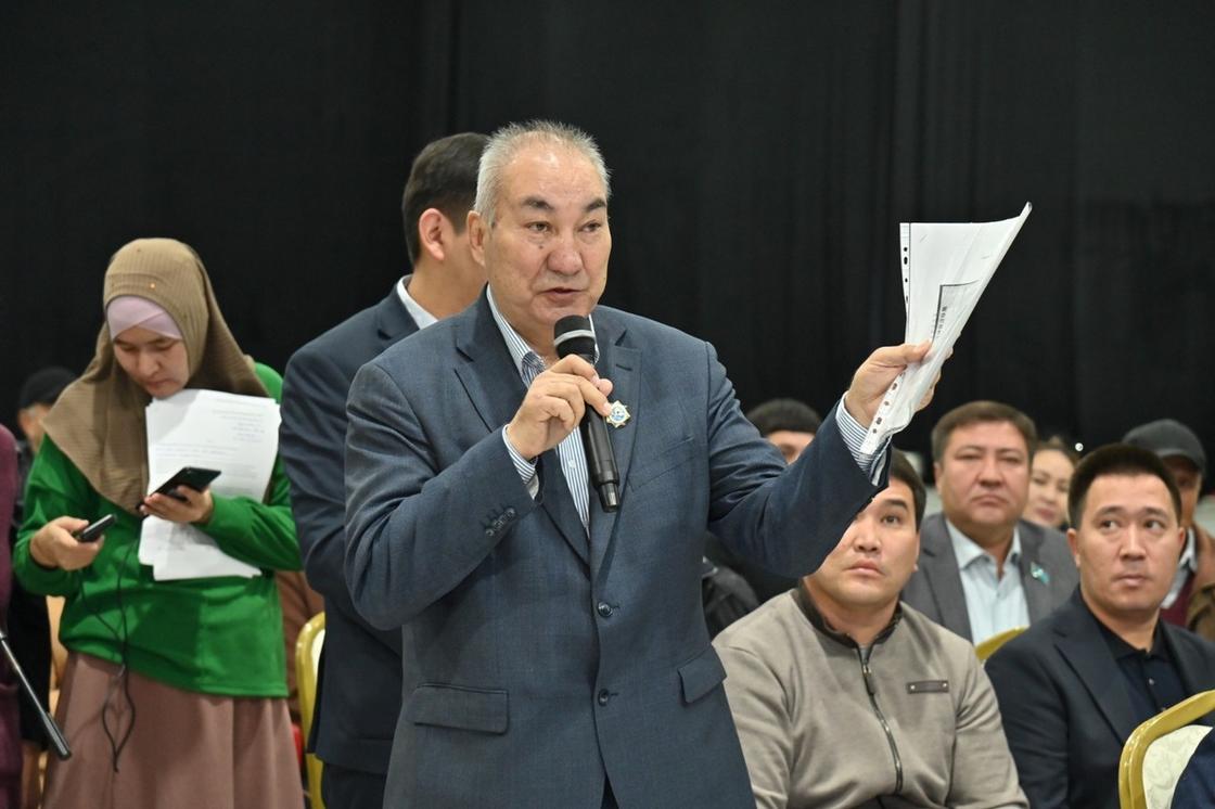 Марат Қарабаевтың халықпен кездесуі