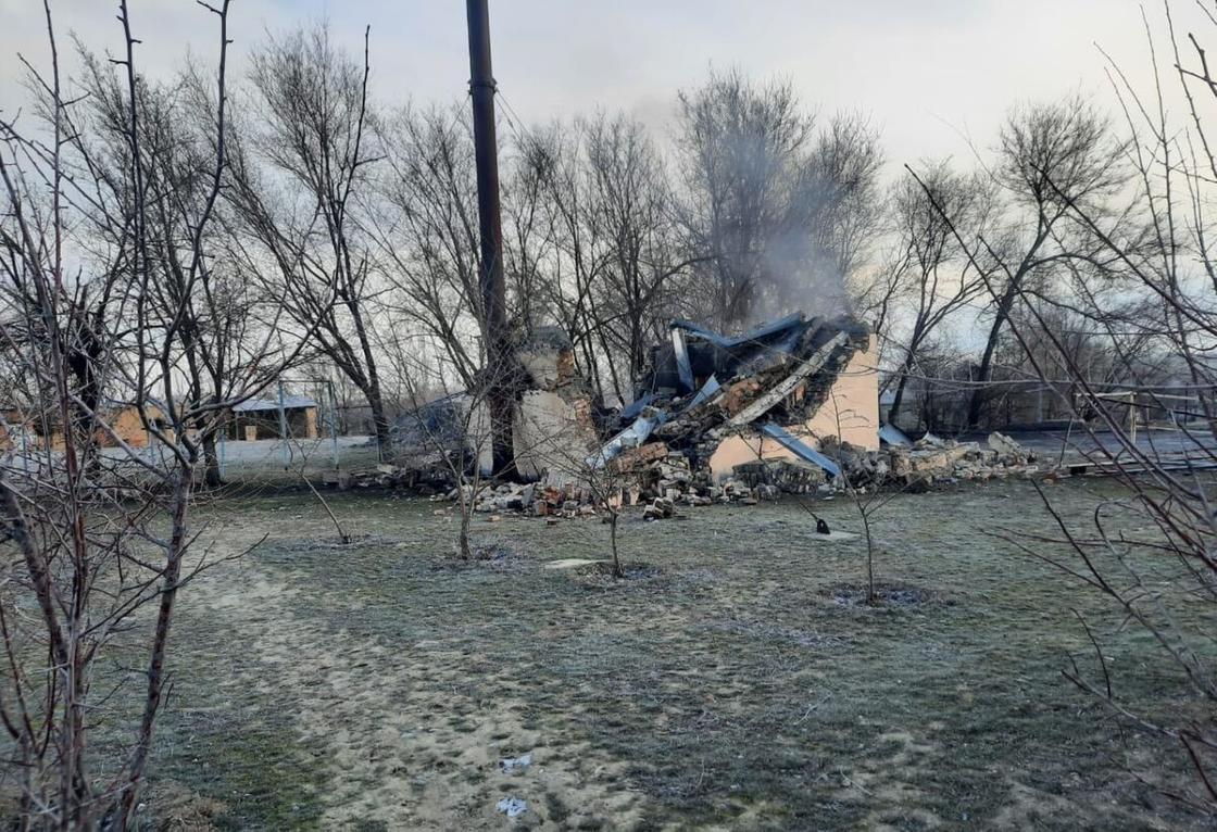 Взрыв в школе в Туркестанской области