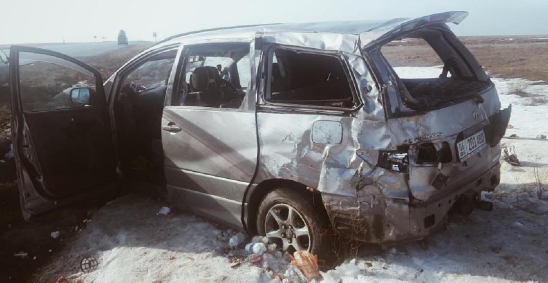 Восемь иностранцев пострадали в жутком ДТП в Актюбинской области
