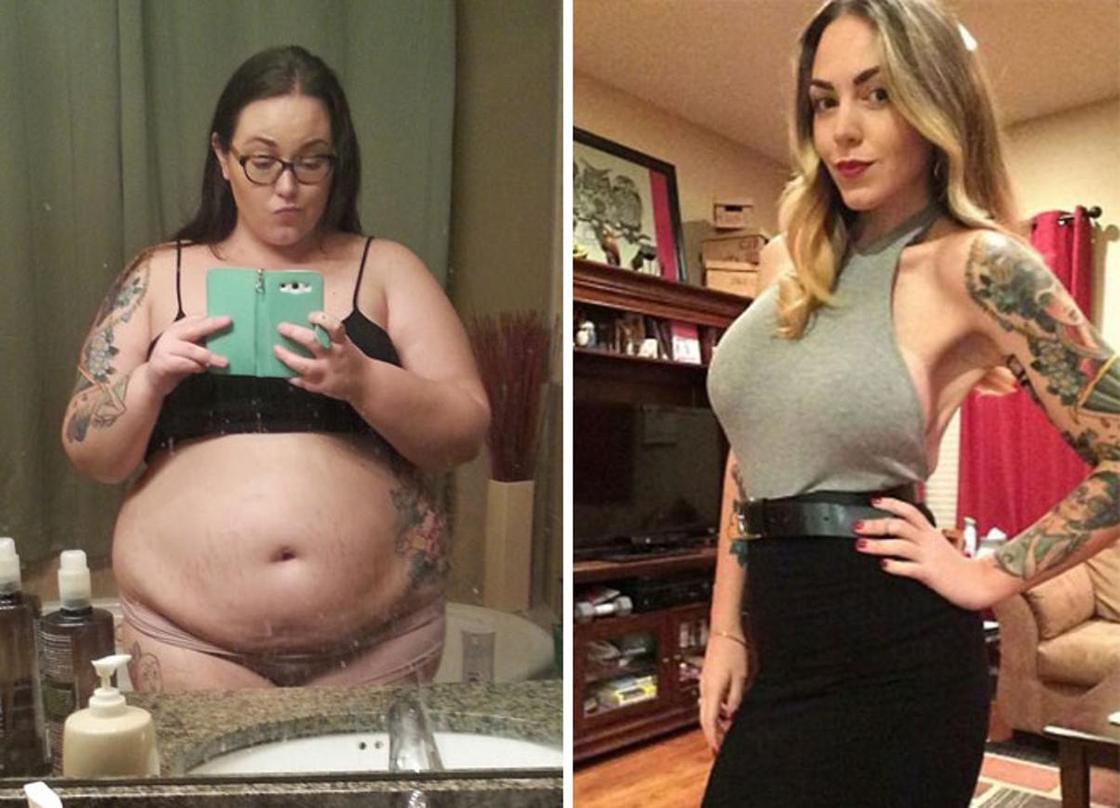 10 мотивирующих фото до и после похудения