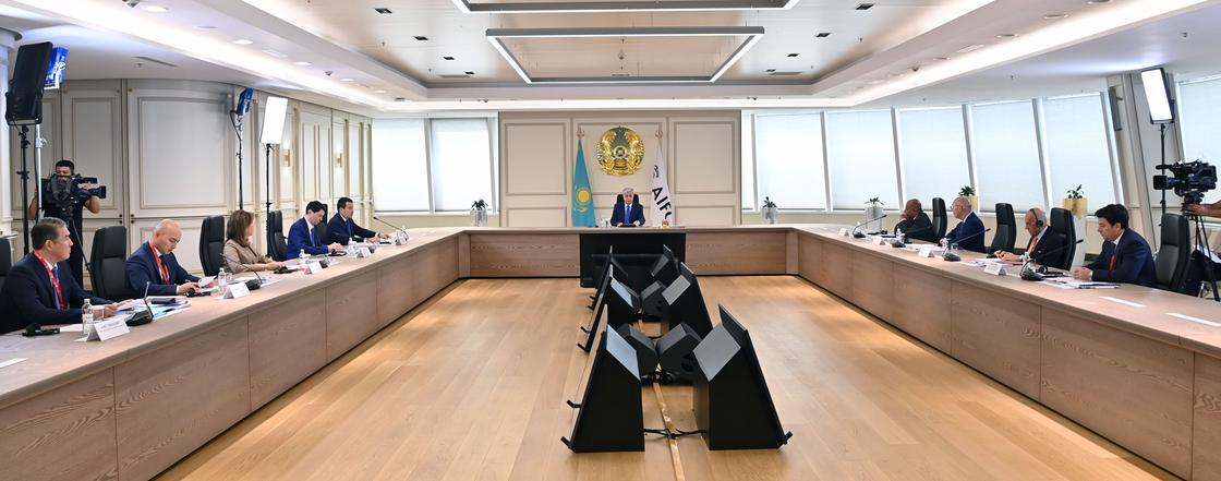 Заседание Совета по управлению Международным финансовым центром "Астана"