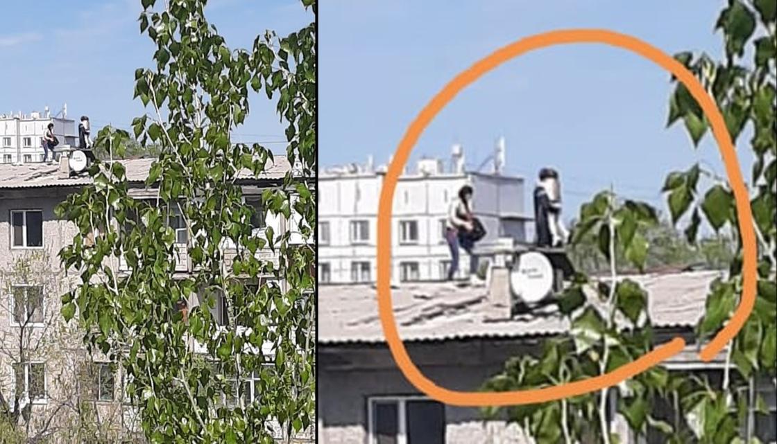 Семья с ребенком устроила побег из карантинного дома через крышу в Экибастузе