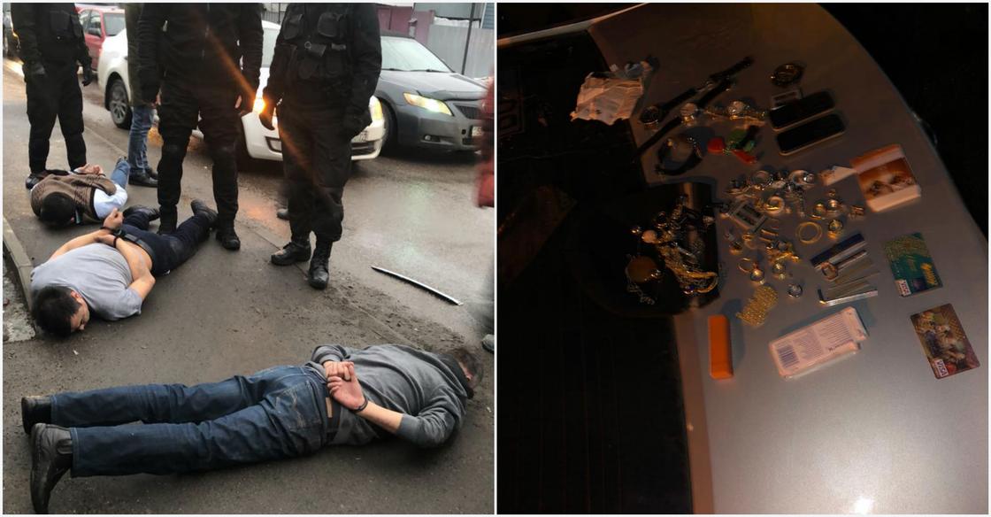 Группу квартирных воров задержали в ходе спецоперации в Алматы (фото)