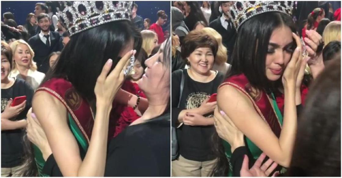 "Мисс Казахстан-2019": у победительницы случилась истерика после победы (видео)