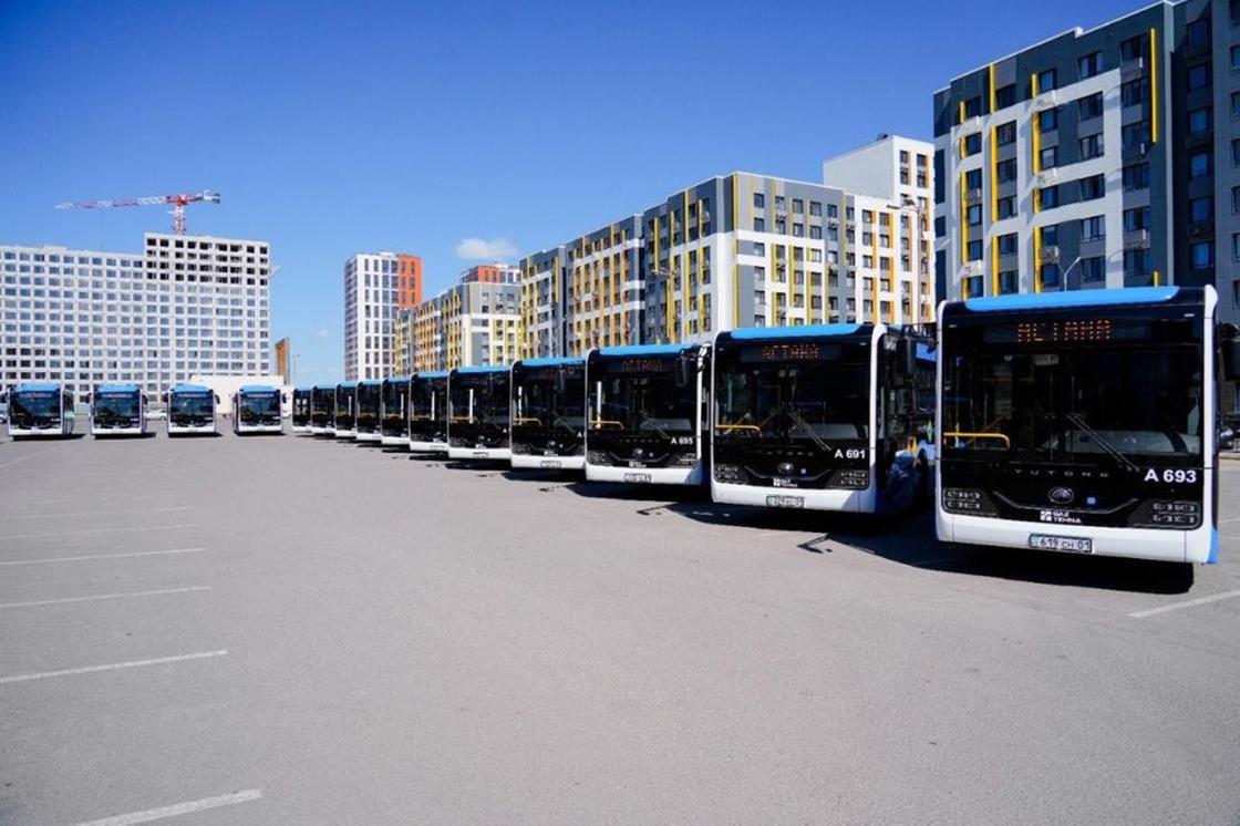 Новые автобусы в Астане