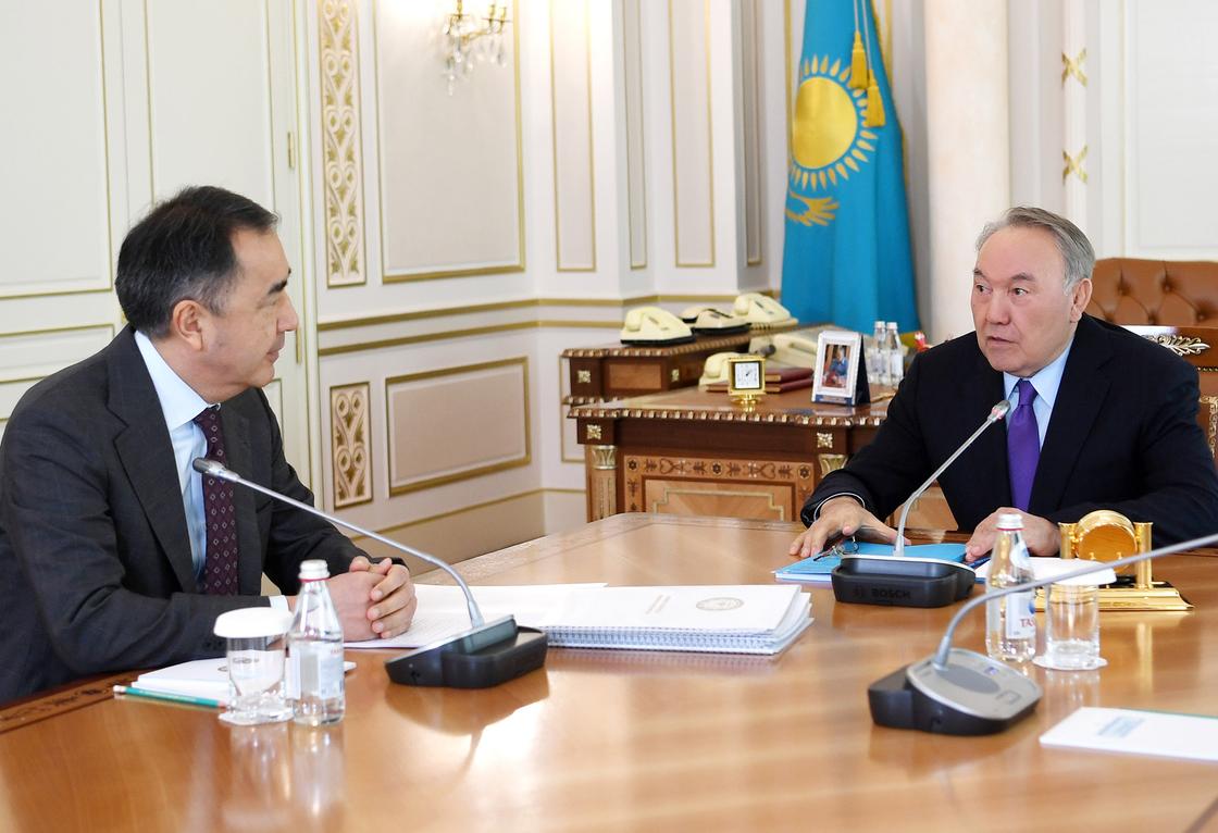 Назарбаев провел встречу с Сагинтаевым