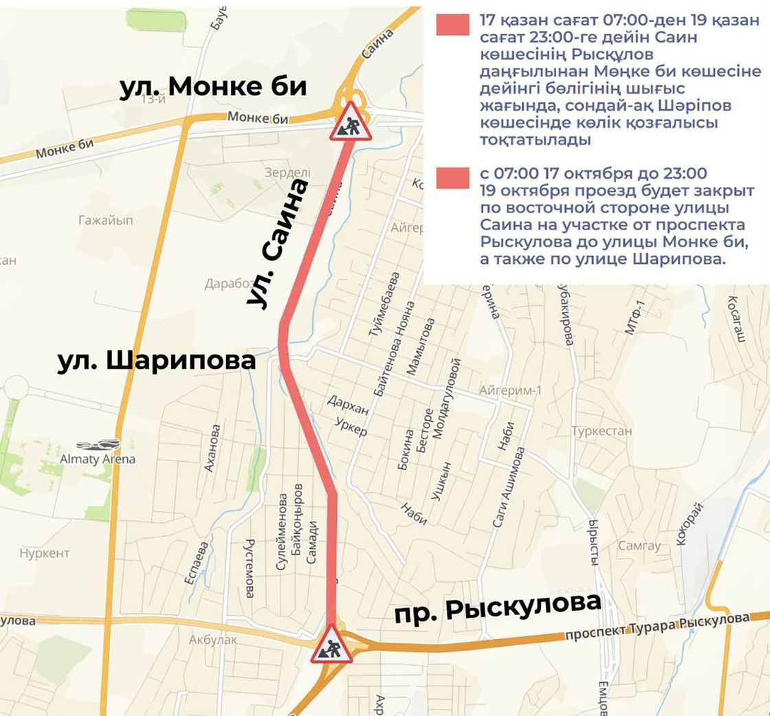 Перекрытие дорог