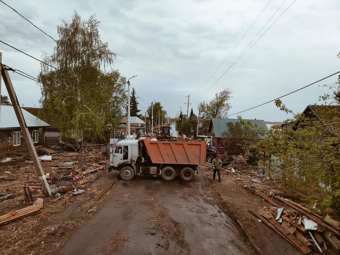 Ликвидация последствий наводнения