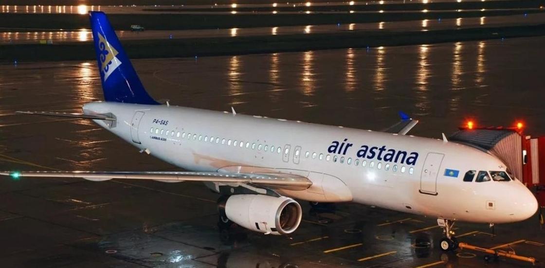 Самолет Air Astana не долетел до Атырау из Франкфурта