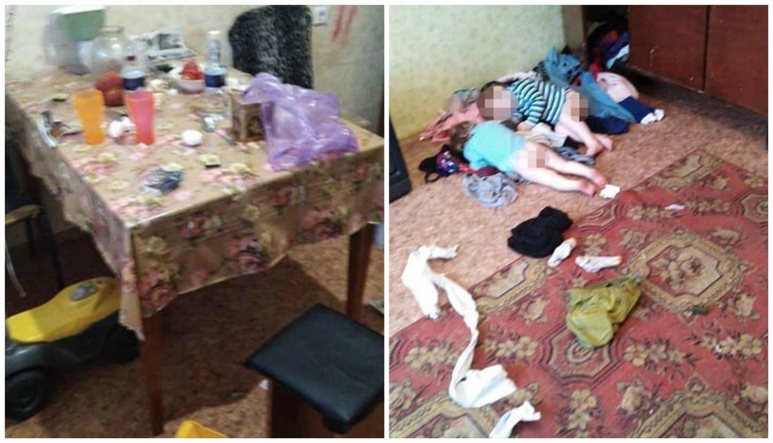 Фото спящих на полу детей в куче белья потрясли казахстанцев