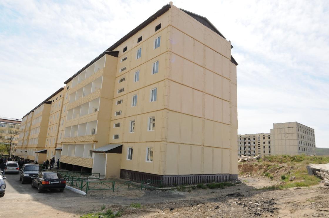 Жамбыл облысында "Нұрлы жер" бағдарламасы аясында 60 пәтерлік тұрғын үй пайдалануға берілді