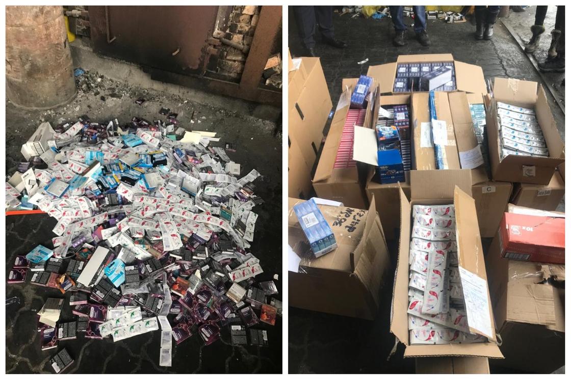 14,5 тысяч контрафактных презервативов сожгли в Алматы (фото, видео)