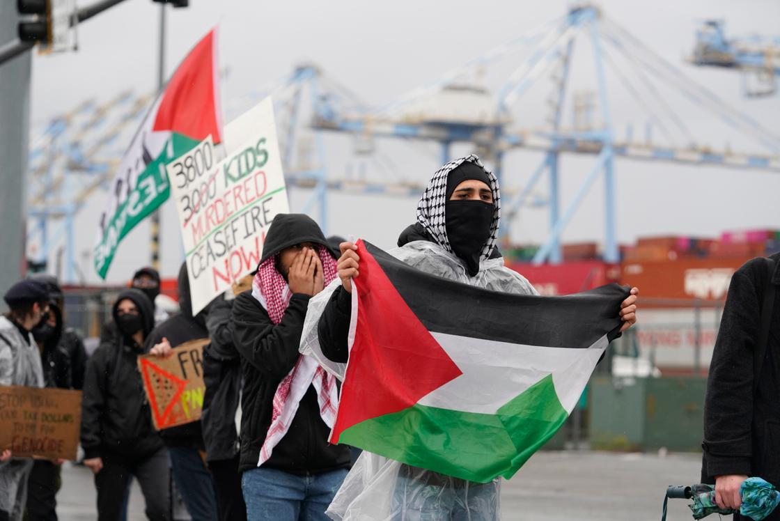 АҚШ-тағы Палестина халқын қолдау шеруі