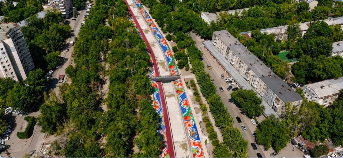 Набережная реки Есентай