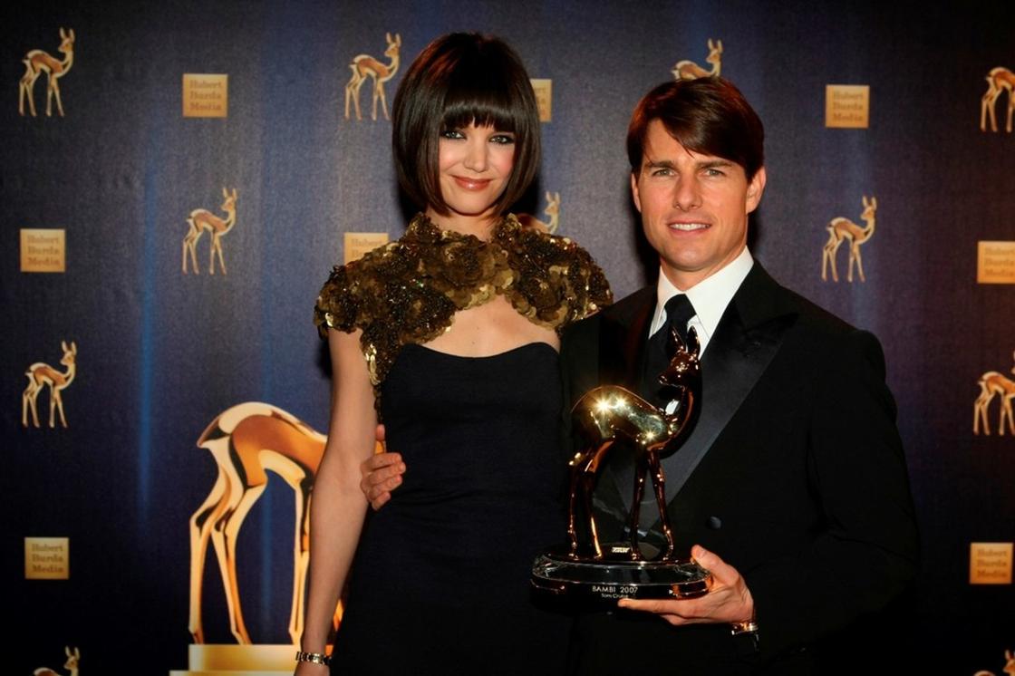 Том Круз и Кэти Холмс на вручении премии BAMBI 2009