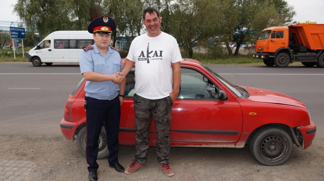 Полицейские помогли британцу в Павлодаре