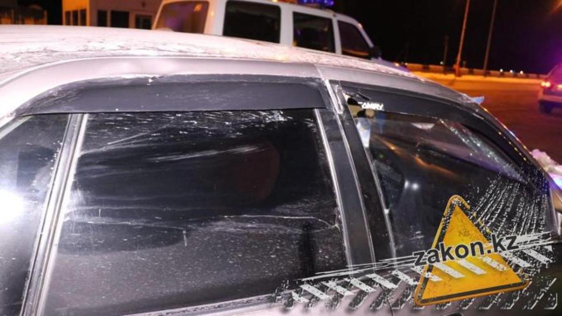 Toyota Camry насмерть сбилa пешехода на Капшагайской трассе