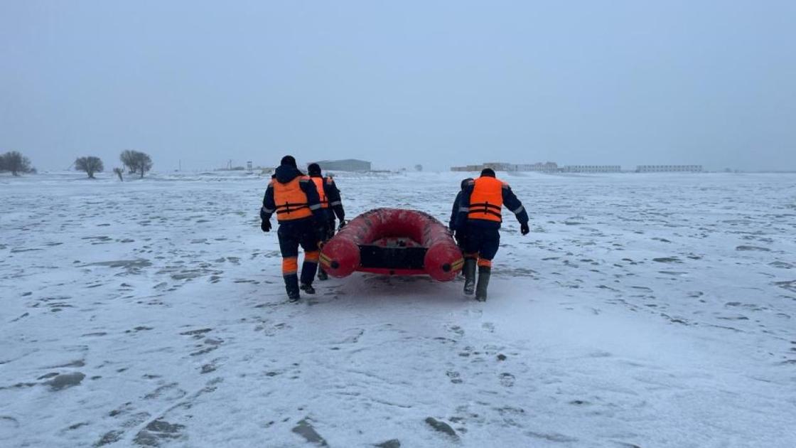 Спасение рыбака в Алматинской области