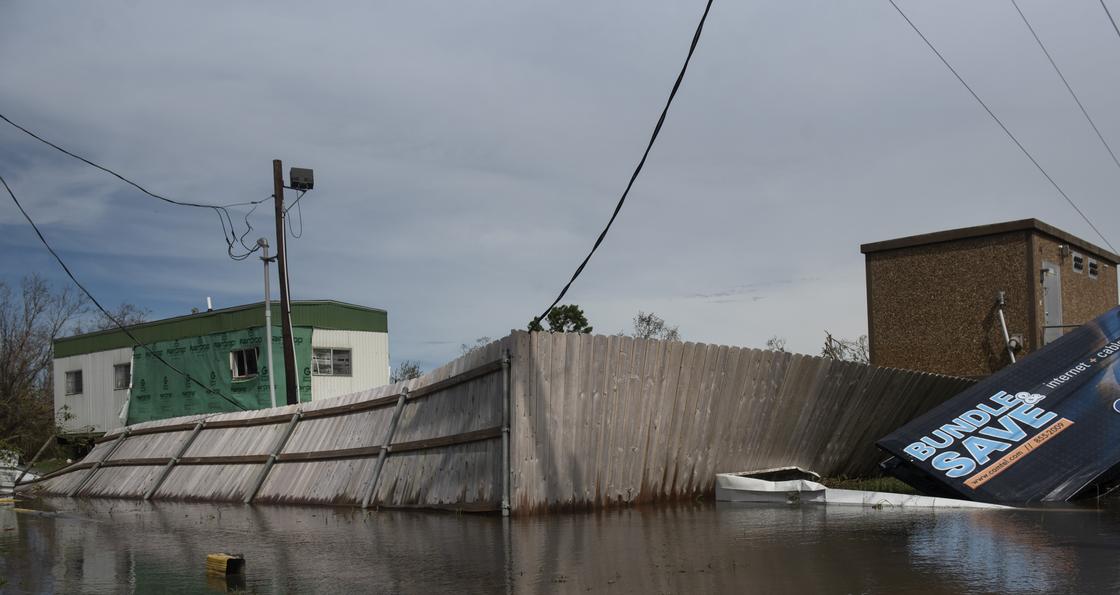 Луизиана затопленная местность